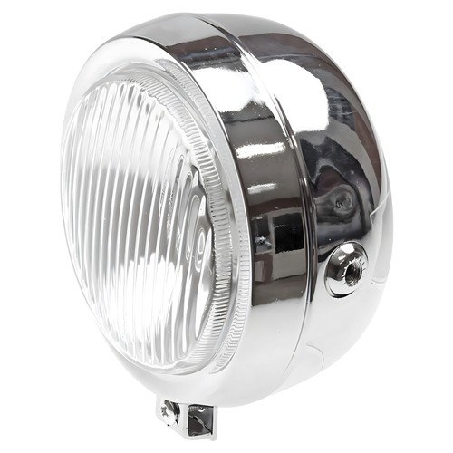 Phare rond chromé pour puch - phare,