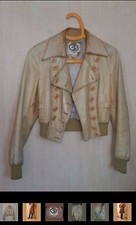 Veste cuir vintage t36 s - t,