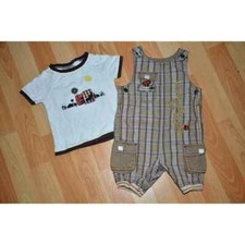 Ens. Salopette short SM + Tee