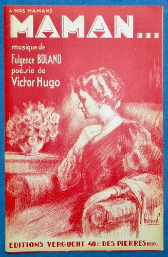 Belgique victor hugo - hugo, partition