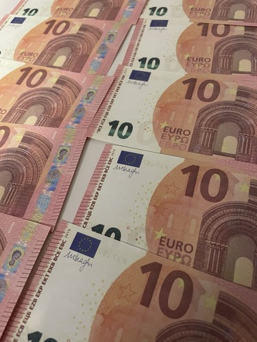Lot billets 10 - 10, euros