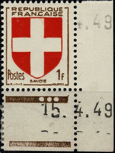France 1949 blason savoie yt - savoie,