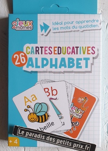Jeu cartes educatives - cartes,