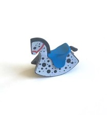 PLAYMOBIL * ENFANTS * Cheval à Bascule Selle Bleue Jouet Enfant Bébé 9264 