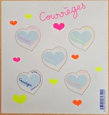 France Bloc feuillet F5026 Saint Valentin Coeurs Courrèges 2016