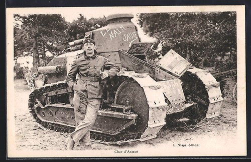 Char assaut soldat - char, avec