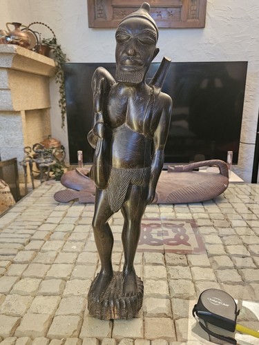 Sculpture africaine bois - sculpture,