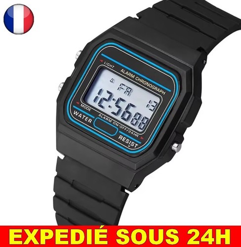 Montre numérique led de - led,