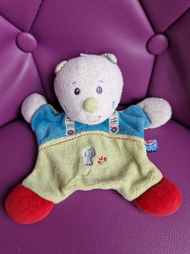 Doudou plat chat ours - doudou,