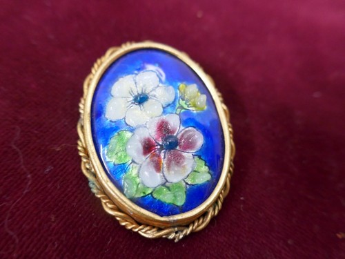 Broche émaillée limoges - broche, émaillée,limoges