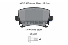 Plaquettes de frein VW GOLF VI