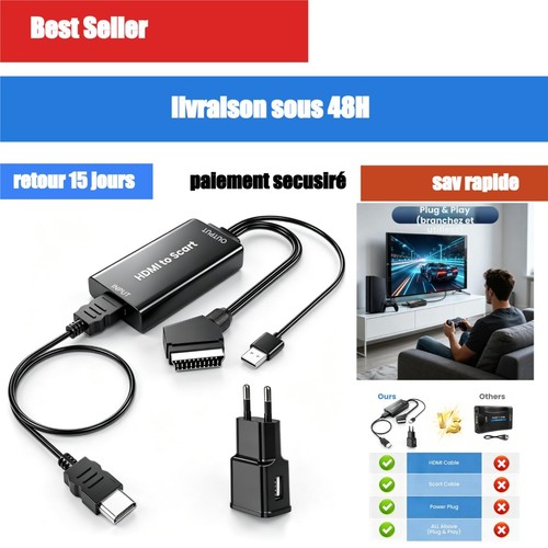 Amanka adaptateur hdmi vers - amanka,