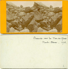 Stéréo, Chamonix-Mont-Blanc, voyage d'une famille, descente vers la mer de 