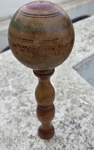 Très vieux bilboquet bois - bilboquet, en