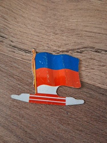 Plaque metal drapeau biscuits - plaque,