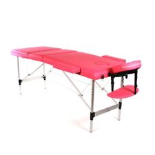 Portable Massage Table Lit Pliable Beauté Salon Thérapie Tatouage Canapé Rose