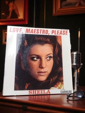 Disque vinyle 45 tours ancien Sheila rétro collection musique française vintage