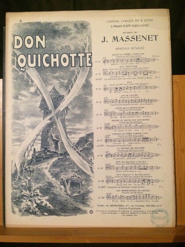Massenet don quichotte - massenet,
