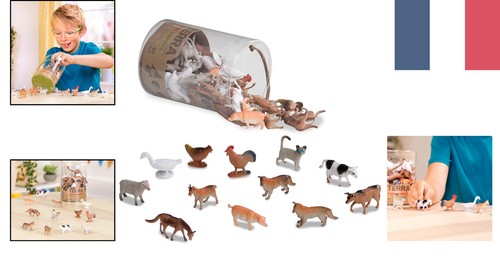 Set figurines animaux - de, d'animaux