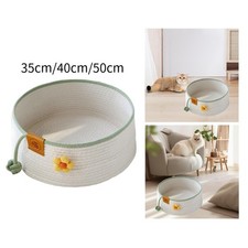 Cat lit de coton corde panier