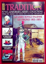 TRADITION MAGAZINE N° 142 / LA GARDE ROYALE ITALIENNE, LES ORIGINES 1803-1805