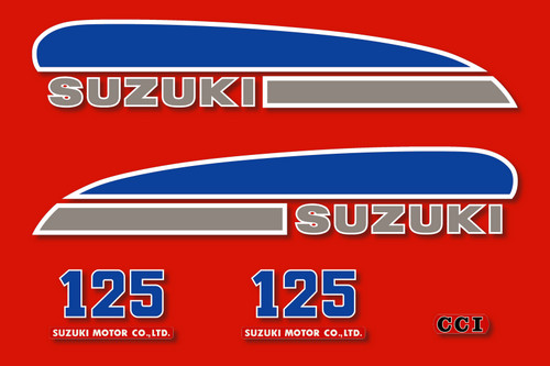Suzuki 125 rouge - rouge,