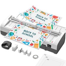 Plastifieuse A4 Thermique et Froid Machine à Plastifier avec 20 Feuille plast...