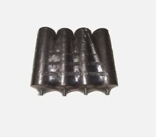 4 Pieds de lit Sommier Tapissier BOIS Finition couleur noir 15 cm Vis M8 - NEUF