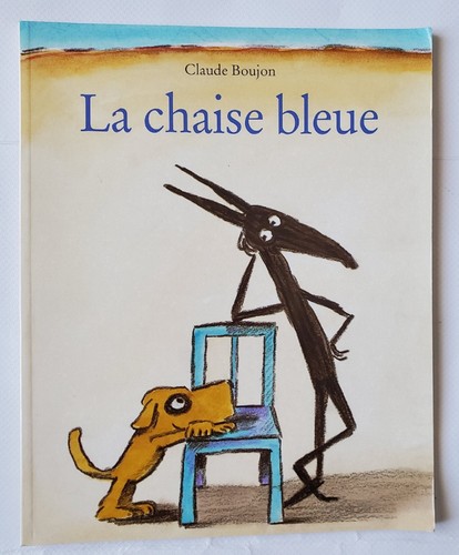 Claude boujon chaise bleue - claude, la