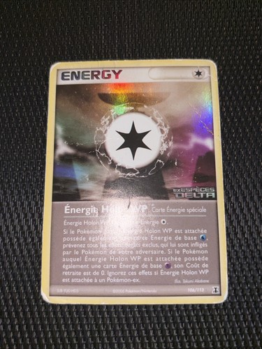 Carte pokémon énergie - carte, holon