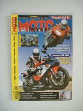 MOTO TECHNOLOGIE n°36 CAGIVA NAVIGATOR-TRIUMPH 600 TT-HONDA CBR 900 RR