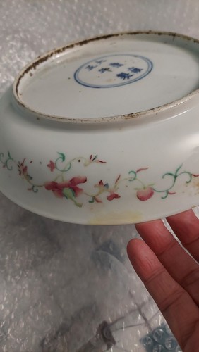 Chine assiette éléphant - chine, un