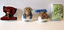 Fèves brillantes - Pirates des Caraïbes 2 - Disney X 4 -