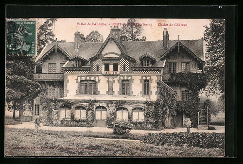 Cpa pont saint pierre chalet - pont-saint-pierre,,