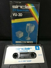 Jeu d'ordinateur ZX Spectrum - VU 3D par logiciel PSION 1982 - Rare