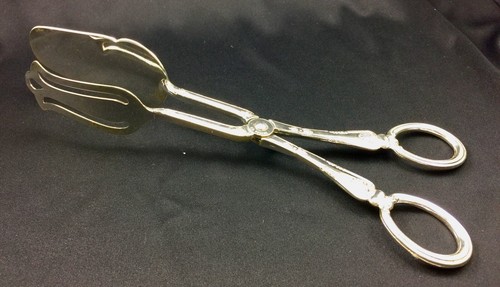 Rogers silverplated tongs - fb,