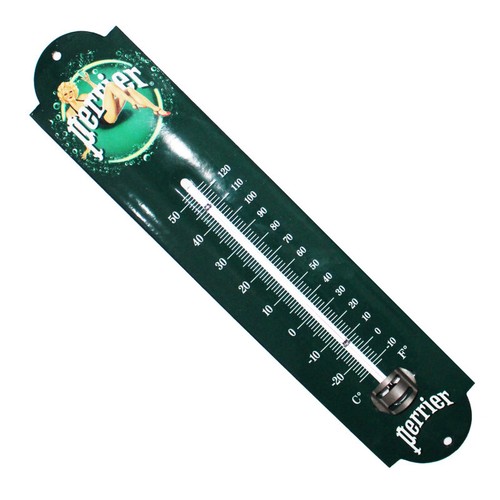 Thermomètre émaillé bombé
