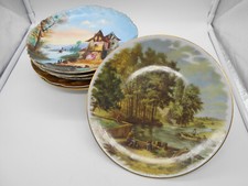 LOT DE 5 ASSIETTES  MOULIN /