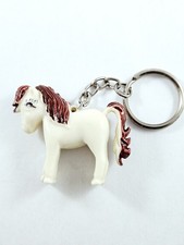 PORTE-CLES - PONEY Miniature Plastique, Vintage Rétro Hippisme 2000s