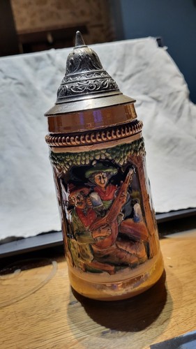 Ancienne chope bière - , bière-