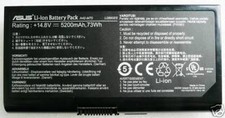 Batterie ASUS A42-M70 L082036 X72 N70SV M70 A32-M70 F70 GENUINE ORIGINAL