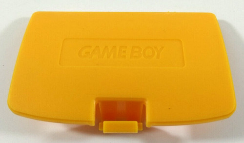 Cache pile jaune battery cover - pile,