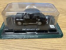 RENAULT 4 CV 1947 1/43 DEL PRADO NOIR