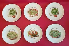 6 petites assiettes à salade