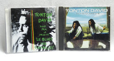 TONTON DAVID LOT 2 ALBUM CD LE BLUES DES RACAILLES + FAUT QUE CA S'ARRETE 1991