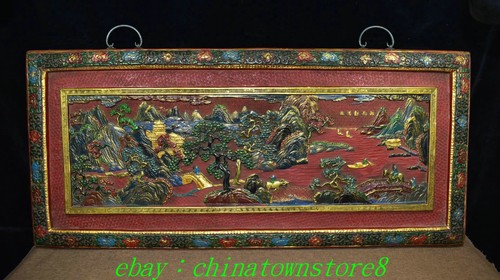 Old wood lacquerware - 38",