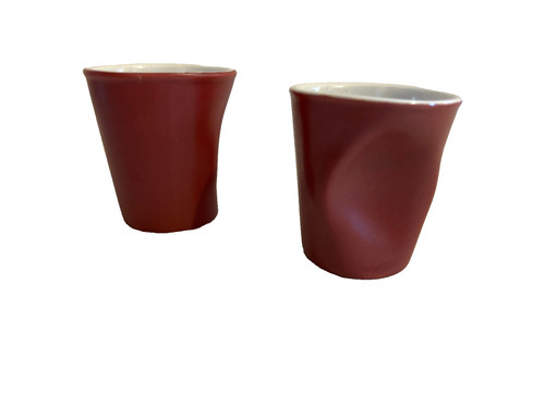 Revol lot tasses grenat - revol, 2