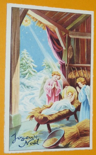 Carte voeux joyeux noël - carte,