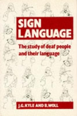 Sign language the - language:, of
