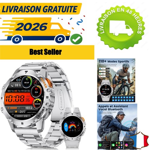 Montre connectée homme benyar - montre,